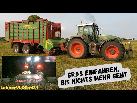 LohnerVLOG#481 Fendt 926 und John Deere 6R mit Strautmann im Gras I Wachteleier gehen in die Brut