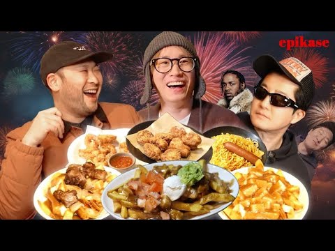 EPIK HIGH tries Tablo & Haru's go-to food spot [ENG CC]