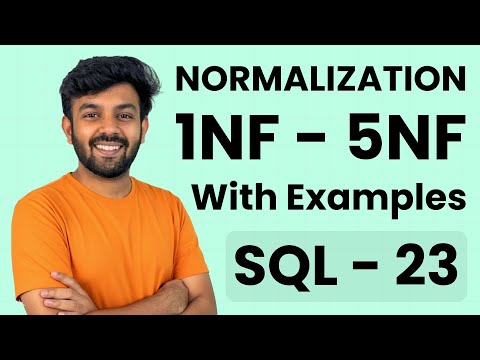 Normalization Explained with Examples 1NF - 5NF  | SQL Mastery Ep- 23 | code io - Tamil