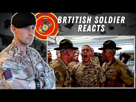 US Marine Corps Bootcamp Parris Island (British Army Instructor Reacts)
