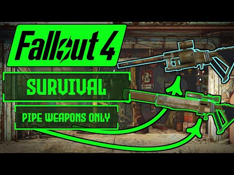Can I Beat Fallout 4 Survival Difficulty With Only Pipe Weapons?! | Fallout 4 Survival Challenge!