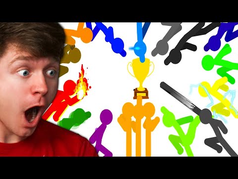 Reacting to the MOST VIEWED Stickman FIGHT TOURNAMENT!
