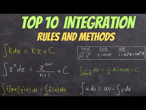 Top 10 INTEGRATION Rules and Methods (ultimate study guide)