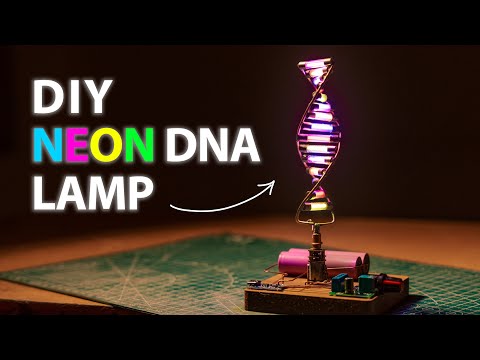 [Satisfying] DIY DNA Lamp from Fuse Holders | Creative LED Build