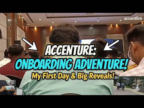 My Day 1 at @Accenture  | Onboarding Experience as a Fresher