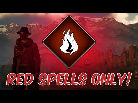 RED SPELLS ONLY!! - Hogwarts Legacy Arenas Challenge