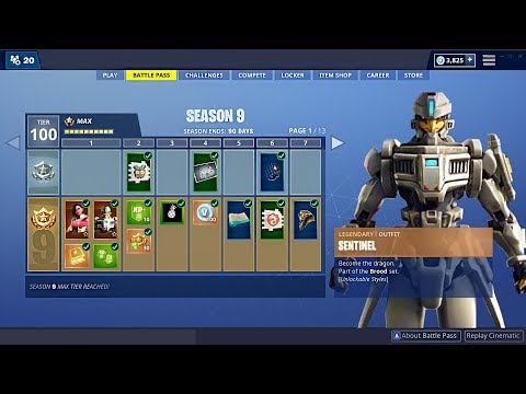 Fortnite SEASON 9 New BATTLE PASS, Map & Skins! (Fortnite Battle Royale)