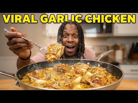 How to cook THE BEST chicken dinner (Creamy Garlic Chicken Breast)