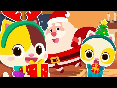 🎅 Santa Claus gives gifts | Christmas children's songs | Cartoon | Baby bus