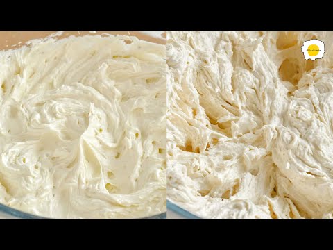 Two kinds of banana buttercream 两款香蕉奶油霜 Two kinds of banana buttercream