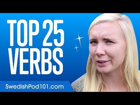 Top 25 Swedish Verbs