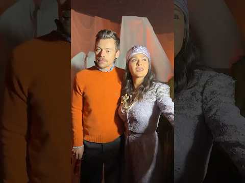 Harry Styles In Autumn Colors at Valentino