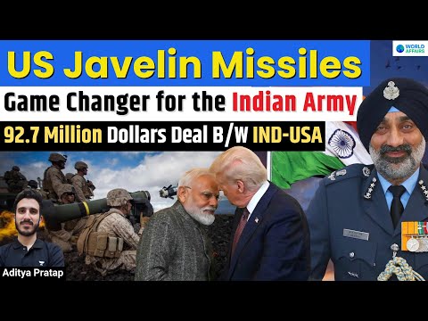 India-US Defense Deal: Javelin Missiles & Excalibur Projectiles Cleared in $93M Arms Package
