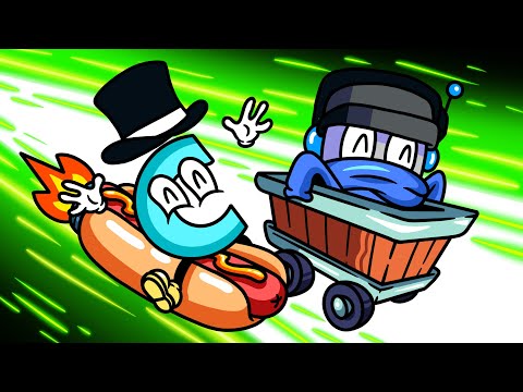 We Upgrade Minecarts into Hot Dogs and Go Insane!