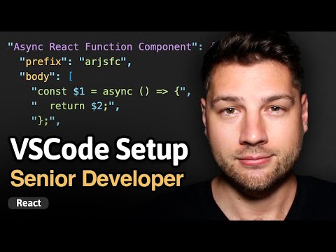 Setup VSCode like a senior React developer