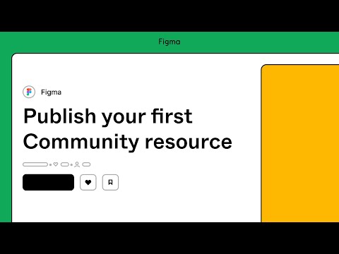 Figma Tutorial : Publish your first Community resource