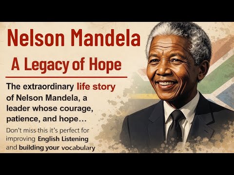The Life of Nelson Mandela 🔥| Learn English Through Story | Listening Practice