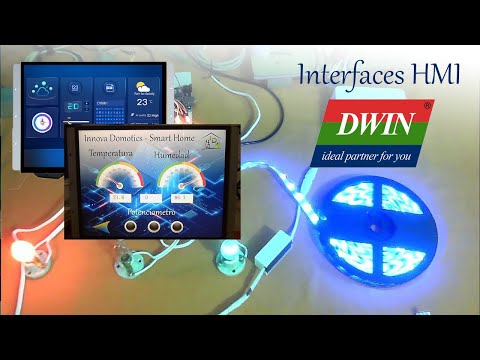 1) HMI Touch Screens - DWIN for IoT, Home Automation, Arduino, PLC controls - INTRODUCTION