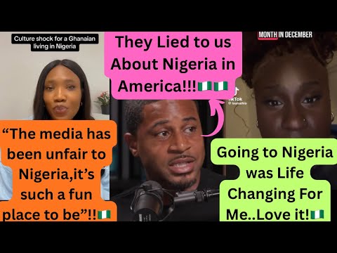 “They Lied To Us About Nigeria”!!!American Actor Shocked ”!!🇳🇬🇳🇬#nigeria #trending #duet 