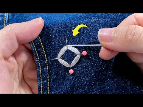 9 Genius Embroidery Hacks to RESTYLE OLD CLOTHES | Beginner-Friendly DIY (Jady Kreativ)