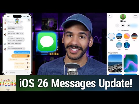 New Messages Features in iOS 26 - Custom Backgrounds, Polls, & More!
