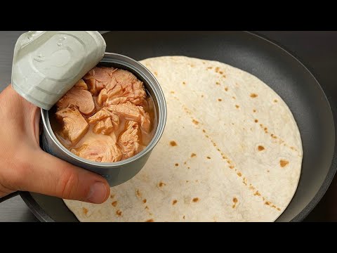 Grandma's recipe: Egg and tortilla on top – better than pizza.