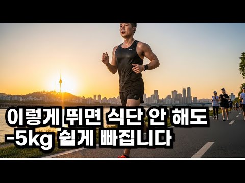 이렇게 천천히 뛰어야 살이 무섭게 빠집니다