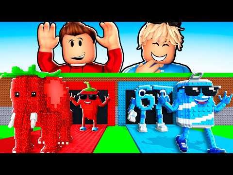 ROT vs BLAU in Steal A Brainrot