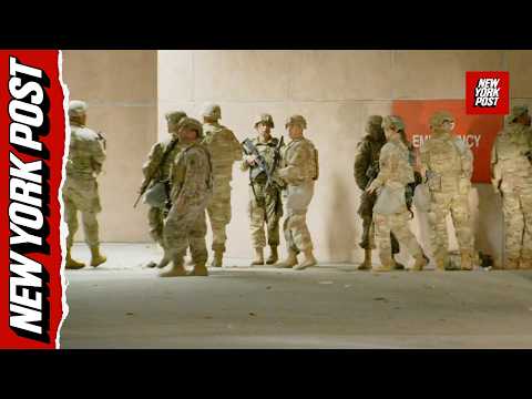 National Guard troops arrive in LA