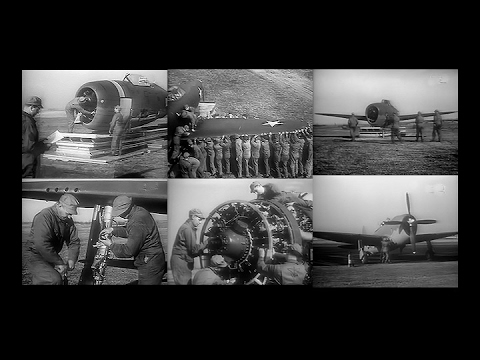 How to assemble a P-47 Thunderbolt Fighter in a field with unpowered hand tools (Restored -1944)