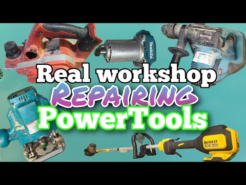 Repairing a bunch of broken Power Tools, Makita, Dewalt, Milwaukee 