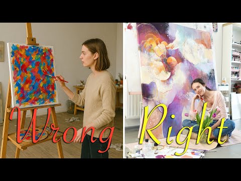 The #1 Thing to Know BEFORE You Start an Abstract Painting