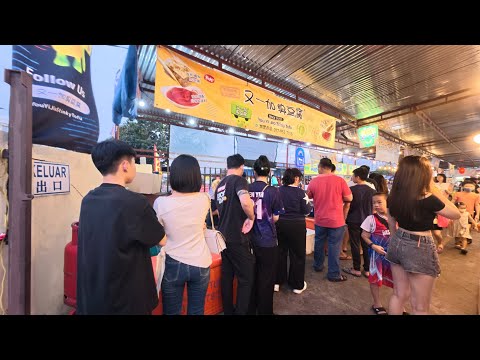馬來西亞安邦美食街夜市美食#馬來西亞美食/吉隆坡街頭美食/大馬美食/美食夜市