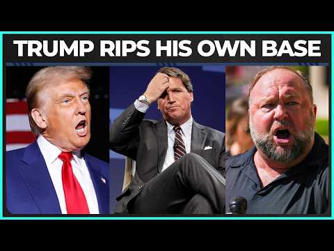 Trump LOSES IT On Tucker, Megyn, Candace and Alex
