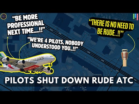 “Be More Professional” — Emirates Pilots Shut Down Rude JFK ATC #atc