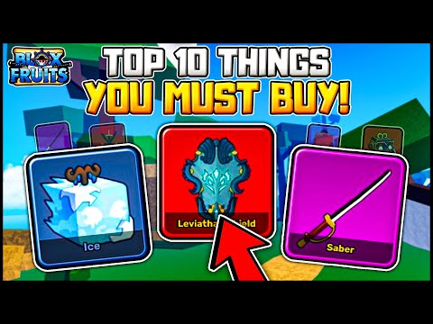 Top 10 Things You MUST Buy In Blox Fruits! | Update 20
