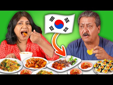 Mexican Moms and Dads Try Korean Food