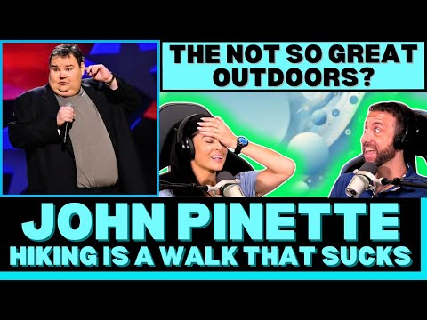 HE LOVES TO MAKE FUN OF HIMSELF! First Time Reaction To John Pinette - Hiking Is A Walk That Sucks!