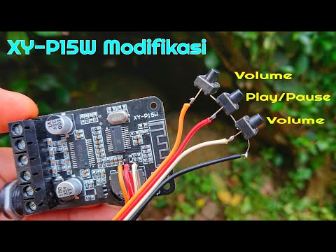 DIY Bluetooth speaker , XY-P15W tactile switch button MOD