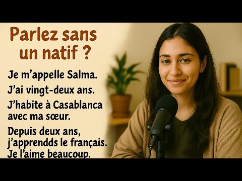 Comment j'ai appris à parler français sans un locuteur natif | B1-B2 | French Listening Practice