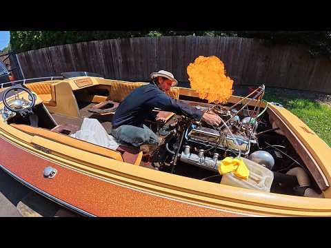 70s Big Block Jet Boat For $1000 GEM or JUNK? + Mustang Update - NNKH
