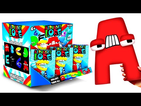The LARGEST Alphabet Lore MYSTERY BOX! NEW SHIN LETTER, ALPHABET LORE Minifigures