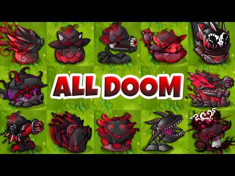 PVZ Fusion 3.0 Challenge - All DOOM Plants Fusion Vs Obsidian Gargantuar - Who Will Win?