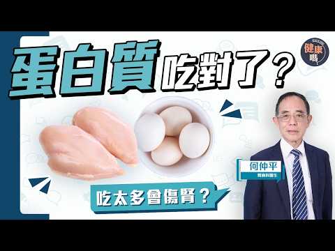 吃太多蛋白質傷腎？4肉＋5種植物高蛋白｜74歲腎科醫生何仲平 教你正確攝取蛋白質｜高血壓 糖尿要注意｜健康嗎‬@HealthCodeHK【Chat醫D】#腎病 #蛋白質