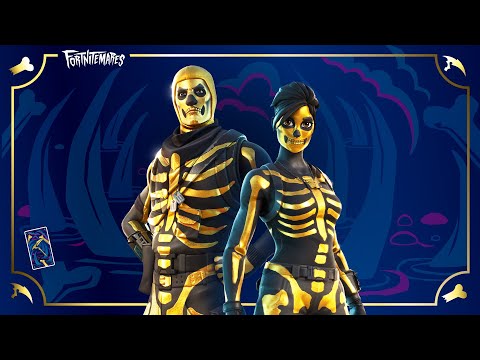 RANDOM DUOS!! New GOLD SKULL TROOPER! (Fortnite Season 8)