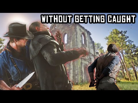 How many people can Arthur kill without getting caught in Red Dead Redemption 2