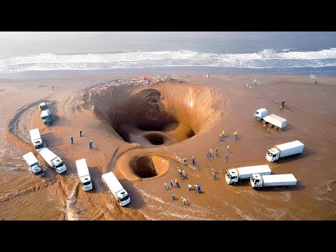 China Pulled Billions of Tons of Soil From a Small Hole Under the River, the Result Was Worth It