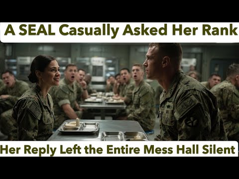 A SEAL Casually Asked Her Rank — Her Reply Left the Entire Mess Hall Silent | Emotional Stories