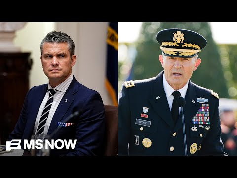 'They were standing up for something’: Hegseth ousts Army Chief of Staff & 2 generals amid Iran war