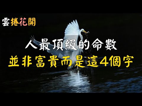 一個人最頂級的命數，並非富貴，而是這4個字！“乾婚”橫空出世：所謂婚姻，其實是合夥！#雲捲花開